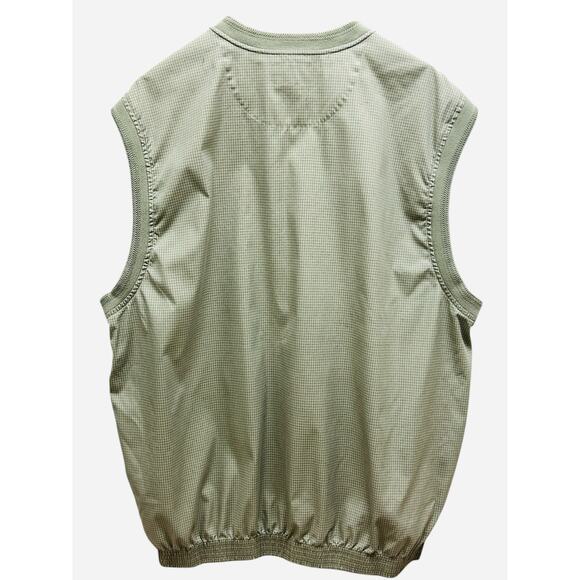 Eddie Bauer Golf Vest XL Tan Sleeveless V Neck Pullover Mens Casual 90s Y2K - Picture 3 of 6